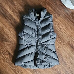 J. Crew Charcoal Fleece Vest